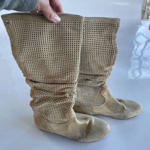 UGG Suede Slouch Boots
